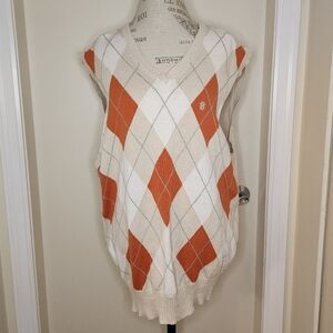 Vintage argyle sweater vest